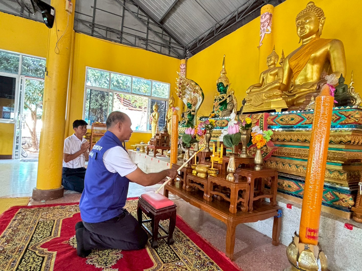 สพอ.ซับใหญ่ ร่วมโครงการหมู่บ้านรักษาศีล ๕