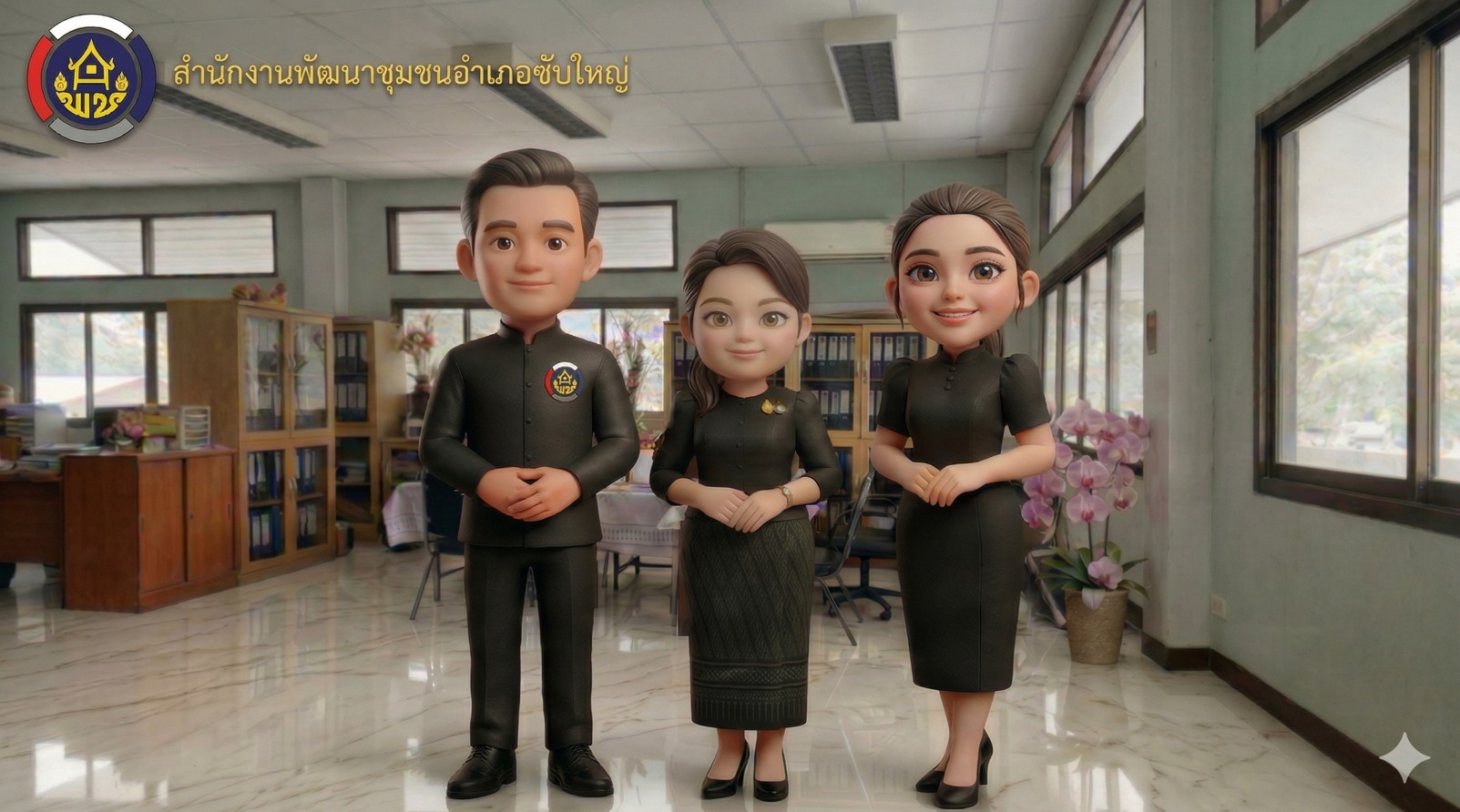 สพอ.ซับใหญ่ ประชาสัมพันธ์งานพัฒนาชุมชนด้วยเทคโนโลยีปัญญาประดิษฐ์ (AI)