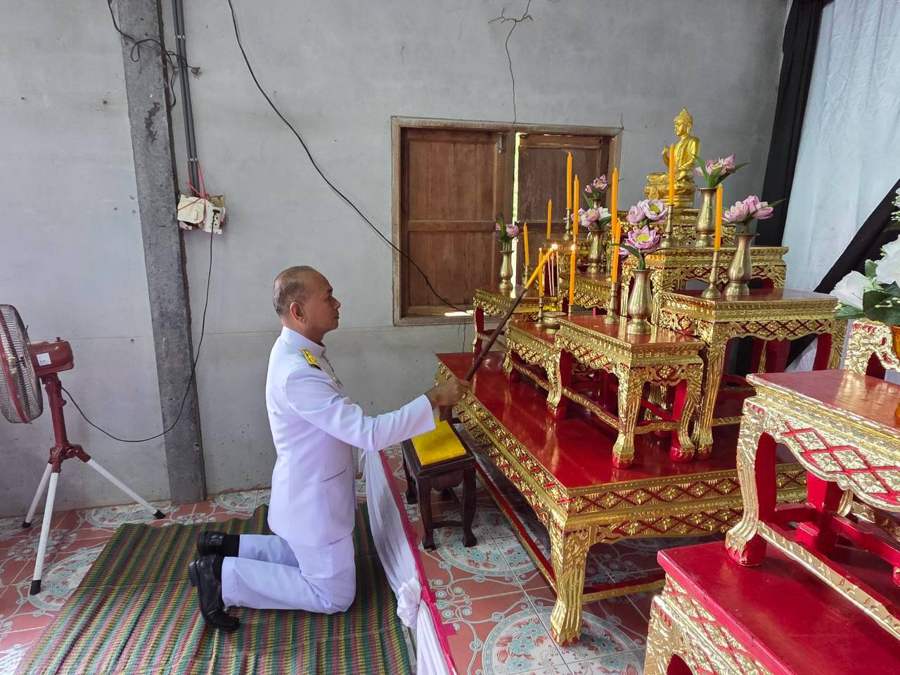 สพอ.ซับใหญ่ ร่วมกับคณะกรรมการกองทุนแม่ของแผ่นดินบ้านเขาดินวนา จัดพิธีอัญเชิญเงินขวัญถุงพระราชทานกองทุนแม่ของแผ่นดินบ้านเขาดินวนา หมู่ที่ ๑๓ ตำบลซับใหญ่