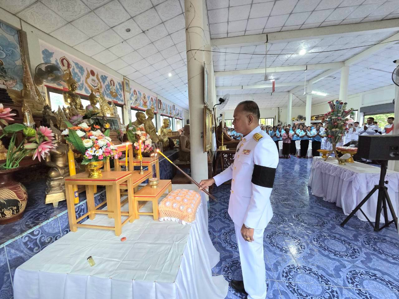 สพอ.ซับใหญ่ ร่วมกับคณะกรรมการกองทุนแม่ของแผ่นดินบ้านวังอุดม จัดพิธีอัญเชิญเงินขวัญถุงพระราชทานกองทุนแม่ของแผ่นดินบ้านวังอุดม หมู่ที่ ๑๒ ตำบลท่ากูบ