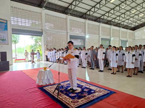 นายอำเภอกล่าวน้อมรำลึกในพระมหากรุณาธิคุณ