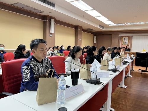 ประชุมโครงการพัฒนาผลิตภัณฑ์ OTOP กลุ่มปรับตัวสู่การพัฒนา (Quadrant D) ให้มีคุณภาพมาตรฐาน และโครงการส่งเสริมกระบวนการเครือข่ายองค์ความรู้ (KBO) ประจำปีงบประมาณ พ.ศ. ๒๕๖๙