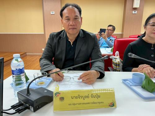 ผู้อำนวยการกลุ่มงานสารสนเทศการพัฒนาชุมชน