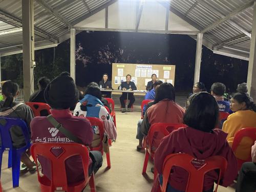 ประชุมประจำเดือนบ้านวังอุดม