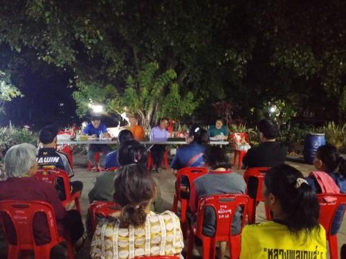 นักวิชาการพัฒนาชุมชน ร่วมประชุมประจำเดือนและติดตามการดำเนินงานกองทุนชุมชนบ้านโป่งเกต