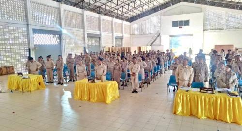 ประชุมหัวหน้าส่วนราชการ กำนัน ผู้ใหญ่บ้าน ประจำเดือน กุมภาพันธ์ ๒๕๖๙