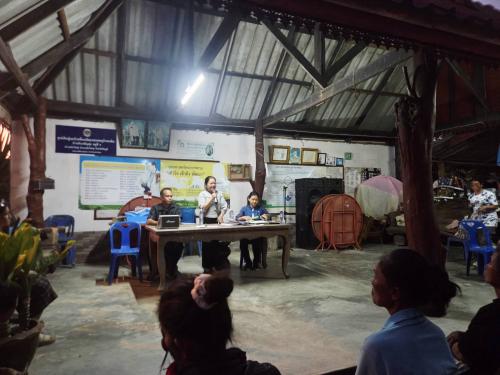 สพอ.ซับใหญ่ ร่วมประชุมประจำเดือนหมู่บ้านและติดตามและสนับสนุนการดำเนินงานกองทุนชุมชน