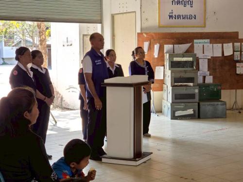 นายอำเภอซับใหญ่ กล่าวรายงาน