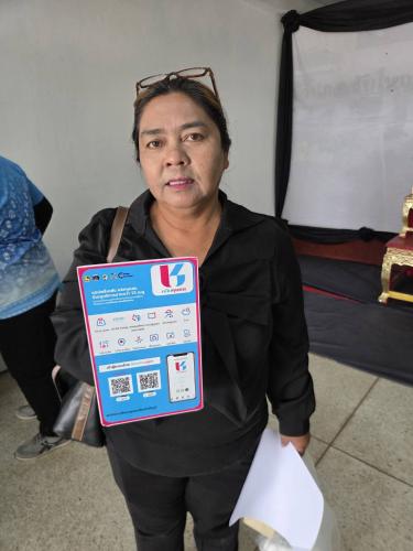 ประชาสัมพันธ์การดาวน์โหลดแอปพลิเคชัน Click ชุมชน