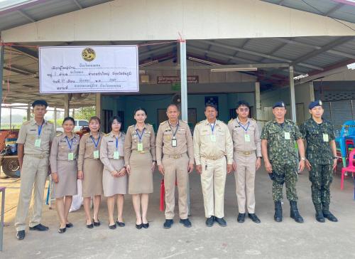 สพอ.ซับใหญ่ ปฏิบัติหน้าที่เป็นคณะกรรมการเลือกผู้ใหญ่บ้าน