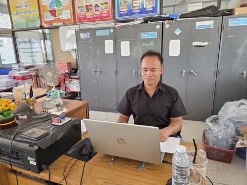 เจ้าหน้าที่พัฒนาชุมชน ร่วมประชุมผ่านระบบ Cisco Webex Meeting