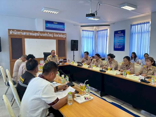 ประชุมคณะกรรมการบริหารงานอำเภอแบบบูรณาการ (กบอ.) ครั้งที่ ๔/๒๕๖๙ ประจำเดือน เมษายน ๒๕๖๙