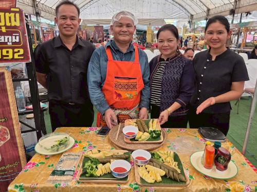 สำนักงานพัฒนาชุมชนอำเภอซับใหญ่ ร่วมกิจกรรมการประกวดเมนูอาหารจากหม่ำ