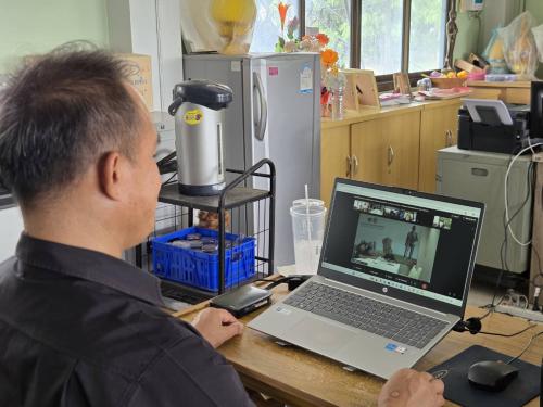 สพอ.ซับใหญ่ ร่วมรับฟังกิจกรรม “พัฒนา On Air” หัวข้อ “จาก Passion สู่ Action” ผ่านระบบ Cisco Webex Meeting