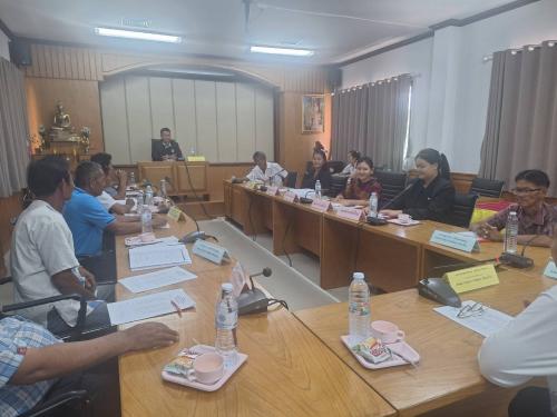 ประชุมเพื่อรับทราบผลการติดตามและประเมินผลแผนพัฒนาองค์การบริหารส่วนตำบลท่ากูบ