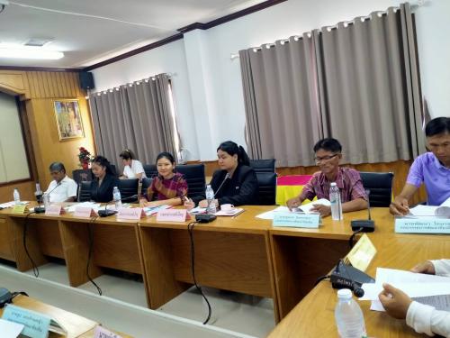 ประชุมเพื่อรับทราบผลการติดตามและประเมินผลแผนพัฒนาองค์การบริหารส่วนตำบลท่ากูบ