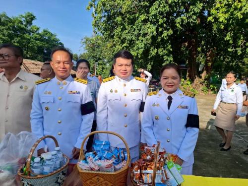 พิธีทำบุญตักบาตรถวายพระราชกุศล กิจกรรมเฉลิมพระเกียรติเนื่องในโอกาสพระราชพิธีมหามงคลเฉลิมพระชนมพรรษา ๔ รอบ สมเด็จพระนางเจ้าฯ พระบรมราชินี ๓ มิถุนายน ๒๕๖๙