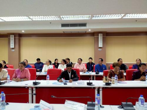 ประชุมรับรองและประเมินผลตามระบบมาตรฐานการพัฒนาชุมชน (มชช.) ระดับจังหวัด ประจำปี ๒๕๖๙