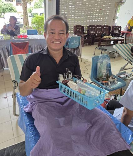 สพอ.ซับใหญ่ ร่วมบริจาคโลหิต
