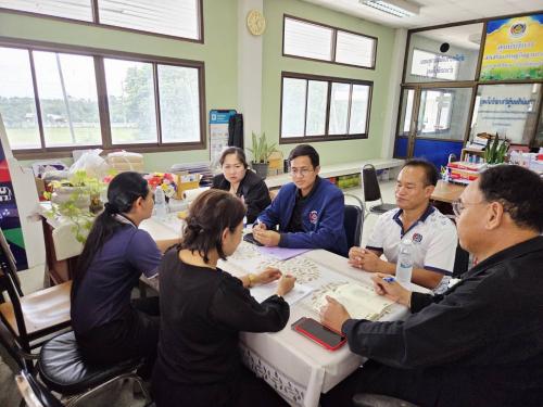 ให้การต้อนรับการติดตามและสนับสนุนการปฏิบัติราชการจากสำนักงานพัฒนาชุมชนจังหวัดชัยภูมิ