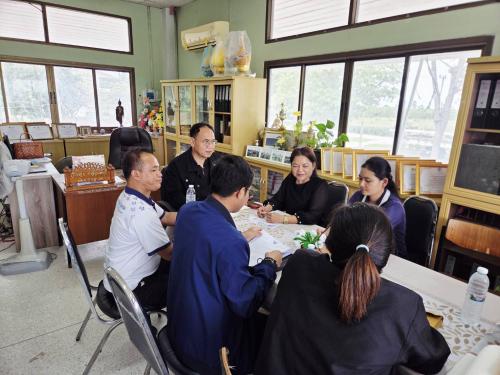 ให้การต้อนรับการติดตามและสนับสนุนการปฏิบัติราชการจากสำนักงานพัฒนาชุมชนจังหวัดชัยภูมิ