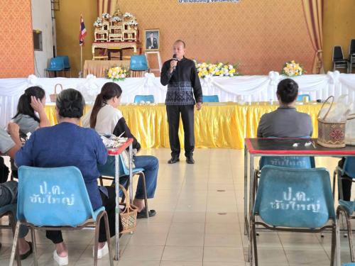 นายอำเภอซับใหญ่ ให้เกียรติเป็นประธานเปิดโครงการ