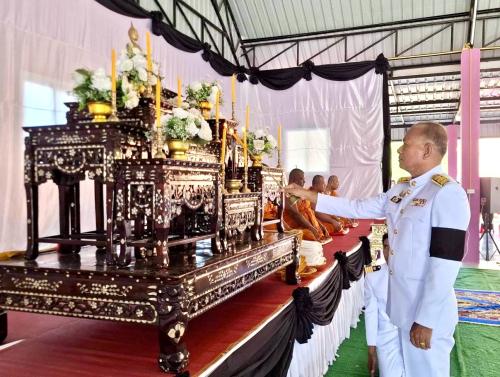 สพอ.ซับใหญ่ ร่วมพิธีบำเพ็ญกุศลในวาระครบ ๑๐๐ วัน (สตมวาร) ถวายเป็นพระกุศลแด่สมเด็จพระเจ้าลูกเธอ เจ้าฟ้าพัชรกิติยาภา นเรนทิราเทพยวดี กรมหลวงราชสาริณีสิริพัชร มหาวัชรราชธิดา