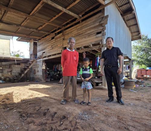 ลงพื้นที่จัดทำข้อมูลเด็กที่จะได้รับทุนอุปการะเด็กตามโครงการชัยภูมิ ปันรัก ปันสุข เพื่อน้อง โดยกองทุนพัฒนาเด็กชนบทในพระราชูปถัมภ์สมเด็จพระเทพรัตนราชสุดาฯ สยามบรมราชกุมารี ประจำปี พ.ศ. ๒๕๖๙