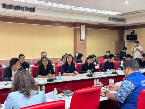 การประชุมคณะกรรมการและคณะทำงานขับเคลื่อน Roadmap ยกระดับมาตรฐานผลิตภัณฑ์ “ผ้าไหมชัยภูมิ” ครั้งที่ ๒/๒๕๖๙