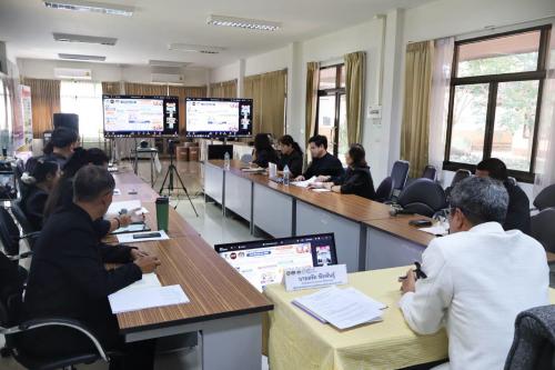 สพอ.ซับใหญ่ ร่วมรับฟังการประชุมชี้แจงแนวทางการตรวจติดตามผลการปฏิบัติราชการ ประจำเดือน ตุลาคม ๒๕๖๙ ผ่านระบบ Zoom Cloud Meeting
